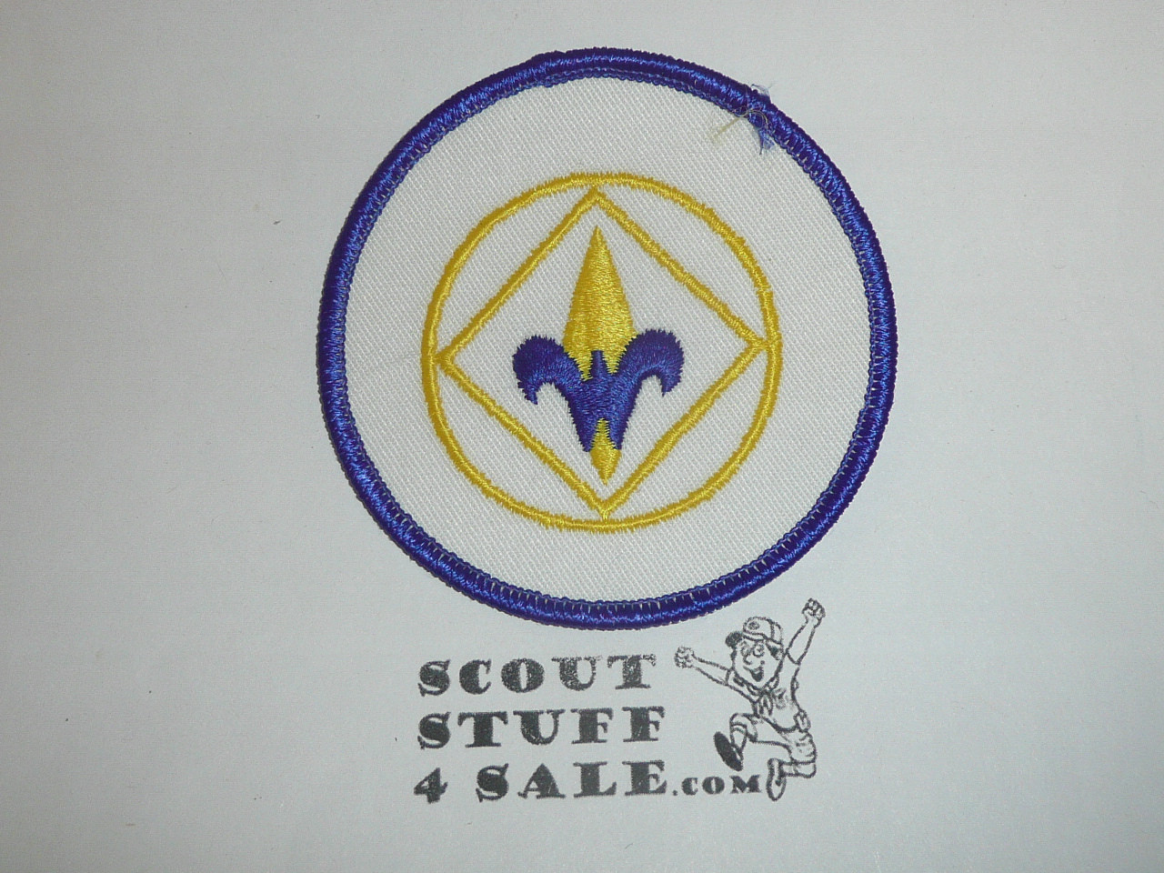 Webelos Patch, Generic BSA Cub Scout Patch, wht twill