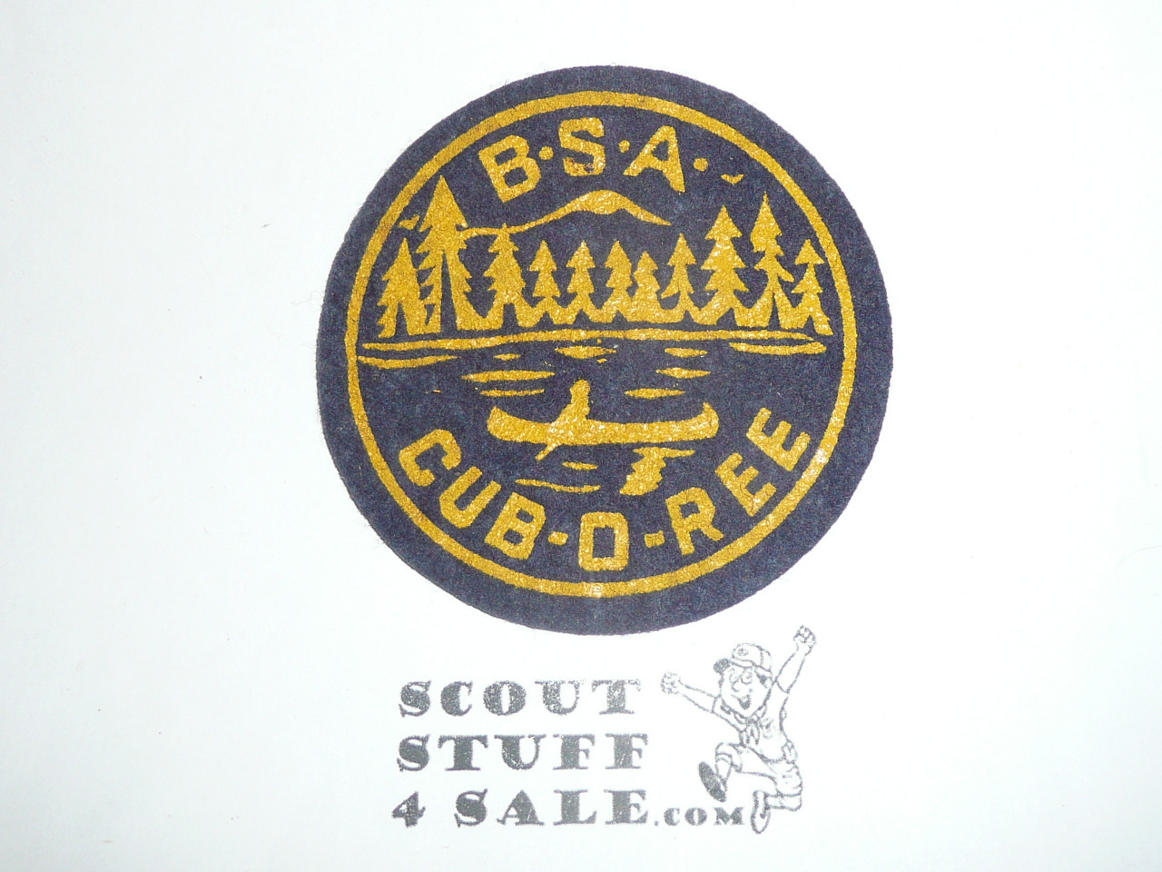 BSA Cub-o-ree Felt Patch, Generic BSA Cub Scout Patch