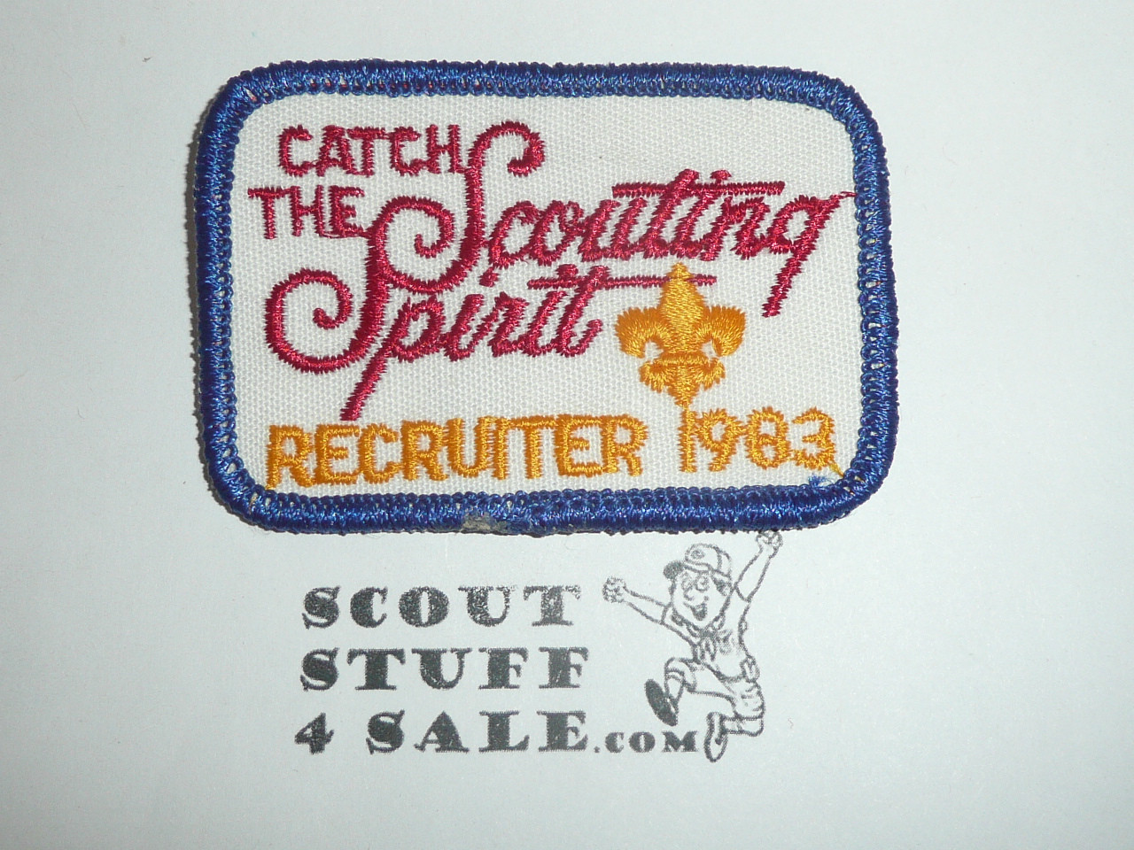 1983 Recruiter Patch, Catch the Scouting Spirit