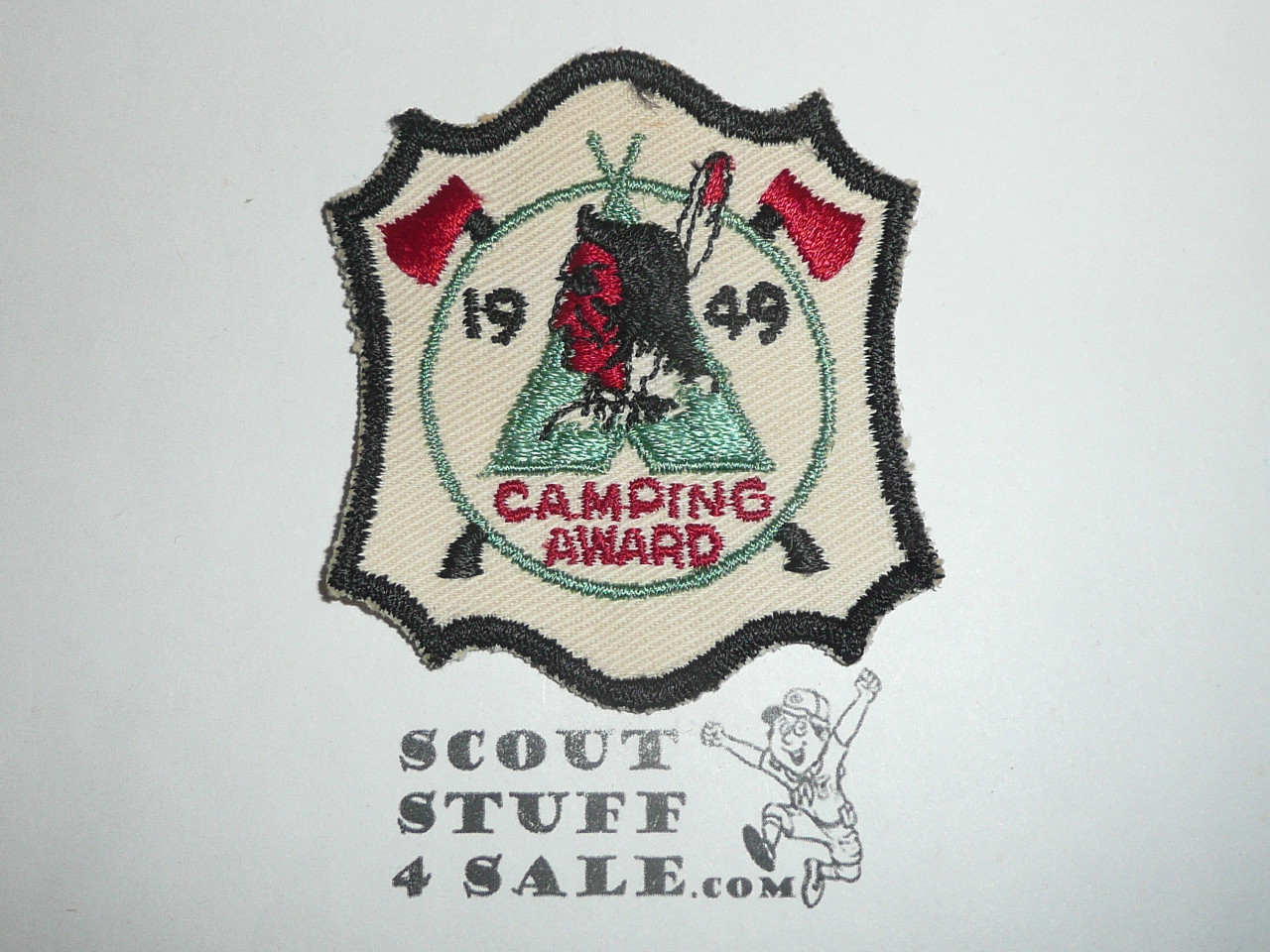 Camping Award, BSA Generic Patch, 1949