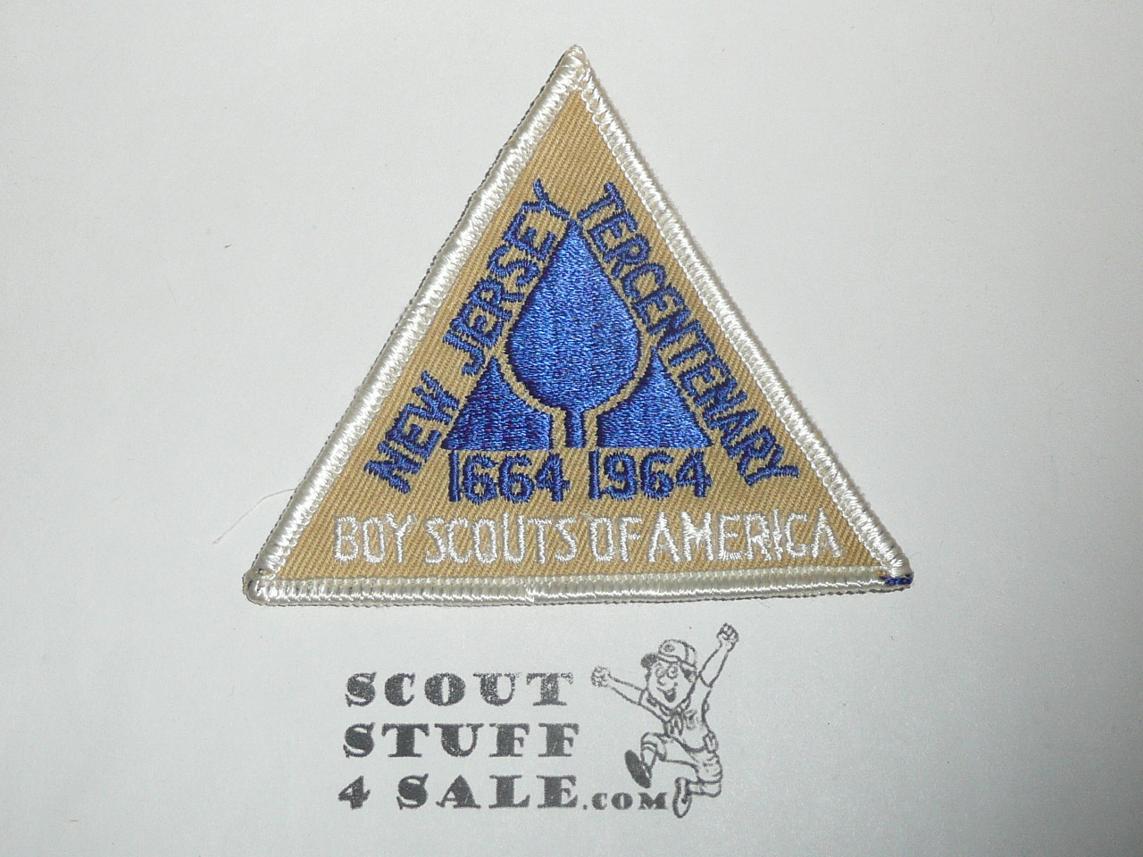 New Jersey Tercentenary Patch, 1664-1964, Generic BSA Patch