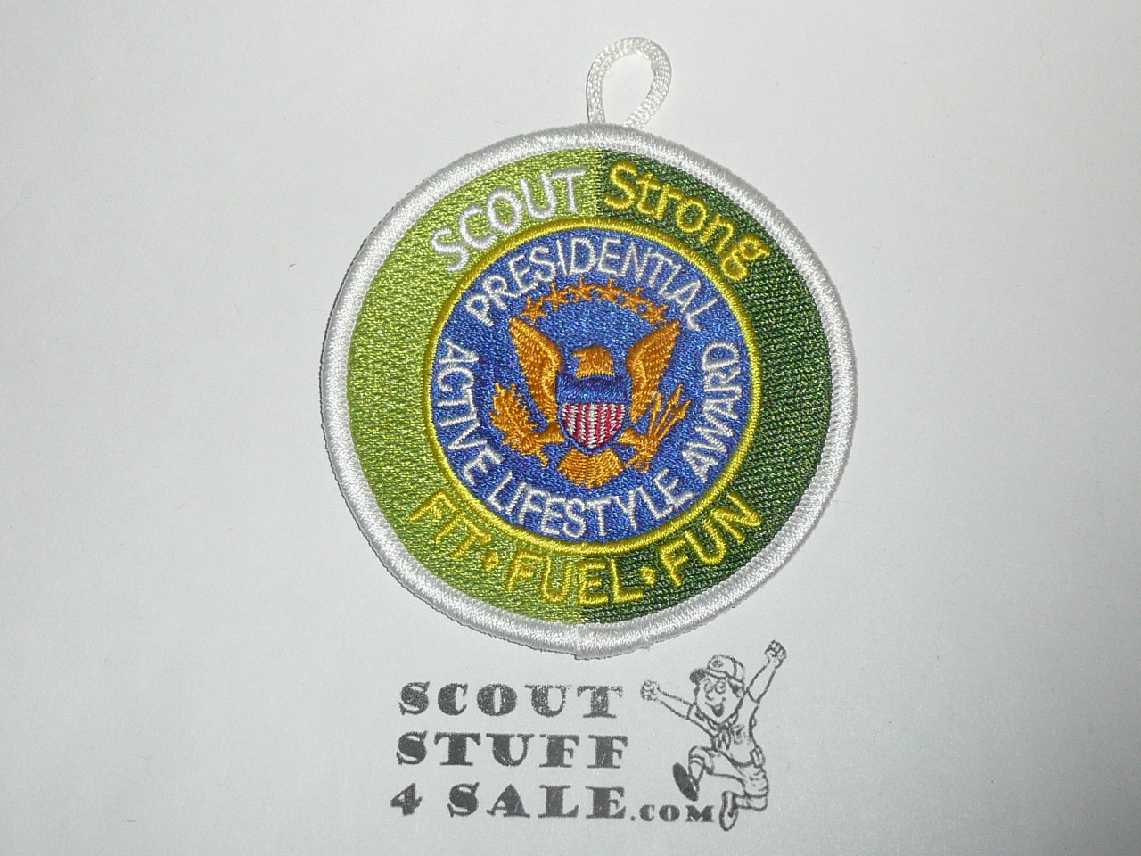 Scout Strong Presidential Active Lifestyle Award Patch, Generic BSA Patch