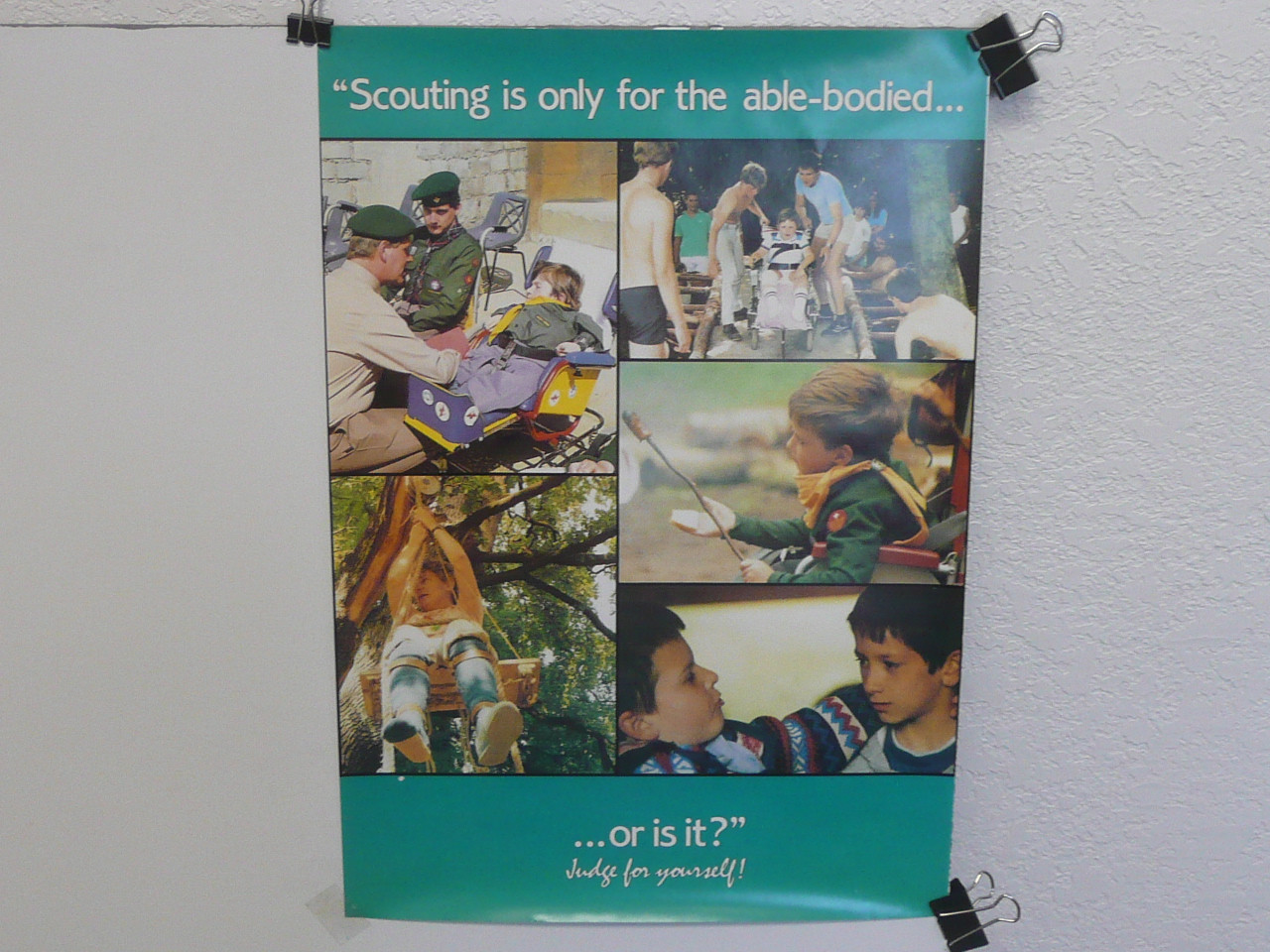 Scouting is only for the able bodies...or is it?, British Recruiting Poster, 12" x 16.5", #P5
