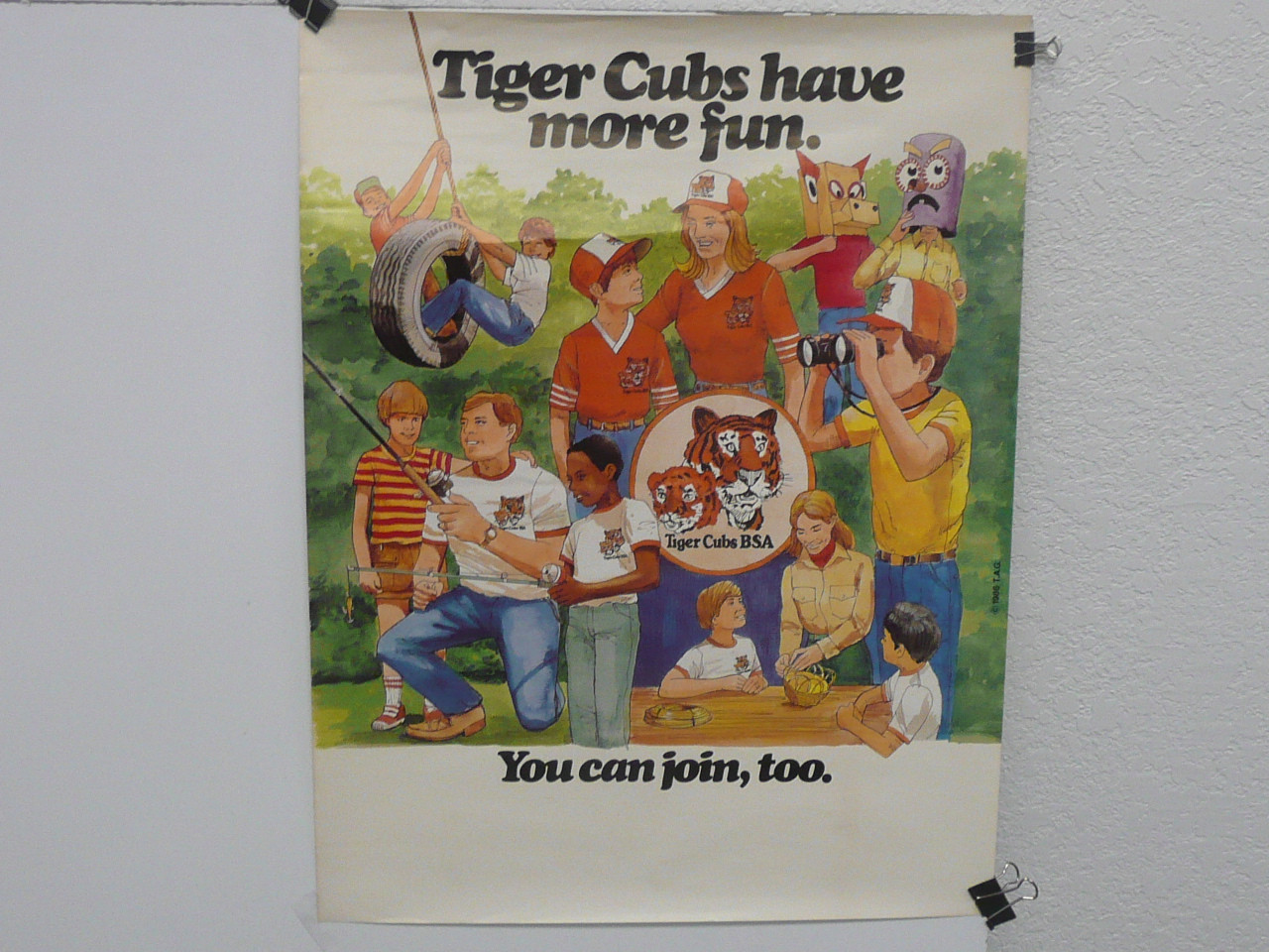 Tiger Cubs Have More Fun, Recruiting Poster, 1988, 17." x 22", #P38
