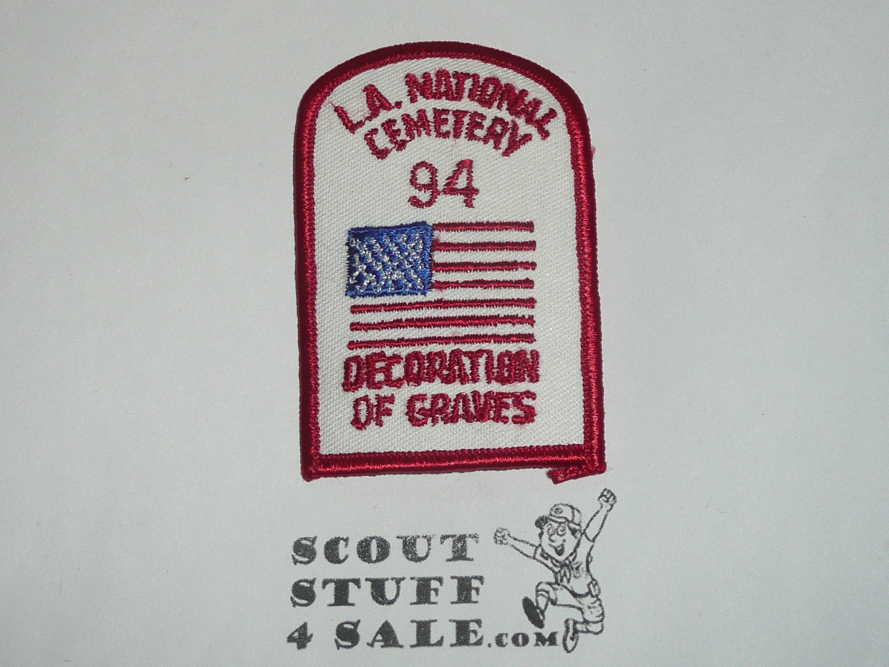 Los Angeles National Cemetery Grave Decoration Patch, Los Angeles Area and Western Los Angeles County Councils, 1994