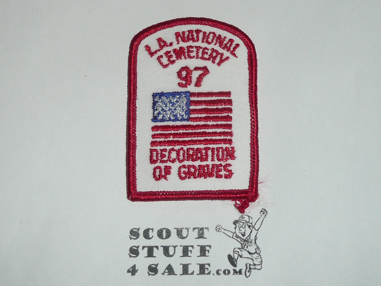 Los Angeles National Cemetery Grave Decoration Patch, Los Angeles Area and Western Los Angeles County Councils, 1997