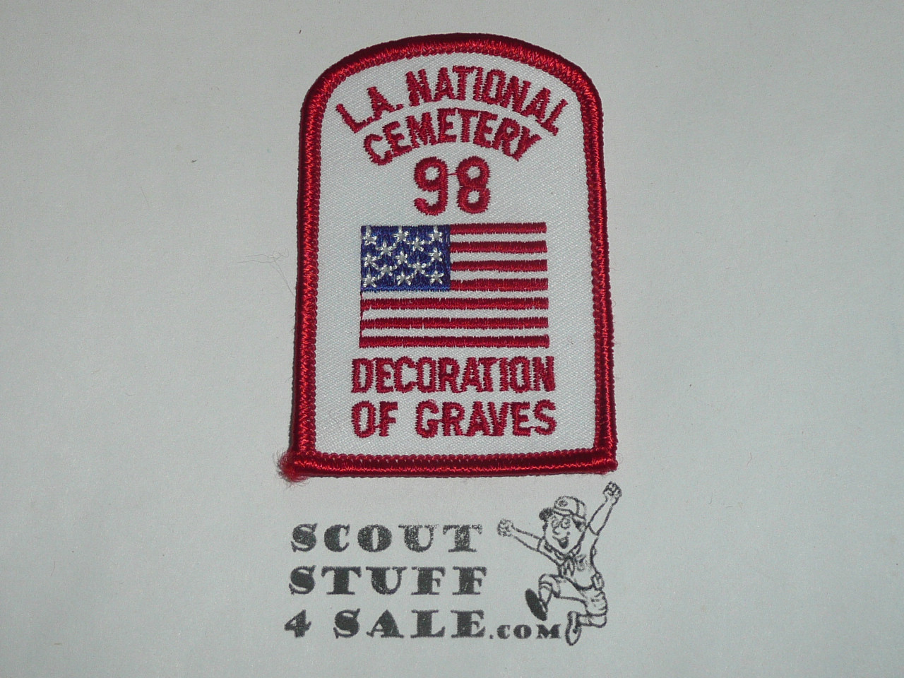 Los Angeles National Cemetery Grave Decoration Patch, Los Angeles Area and Western Los Angeles County Councils, 1998