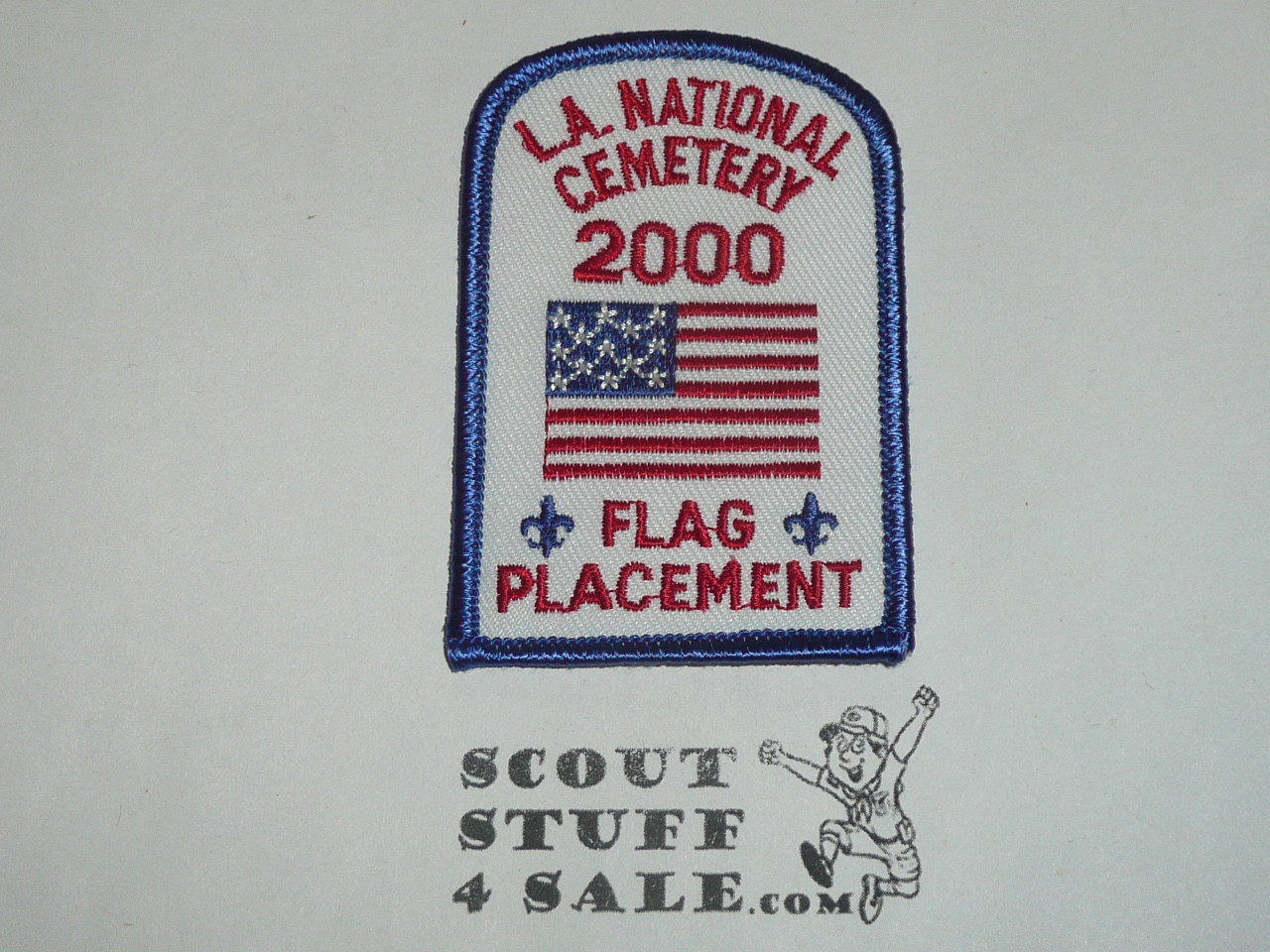Los Angeles National Cemetery Flag Placement Patch, Los Angeles Area and Western Los Angeles County Councils, 2000