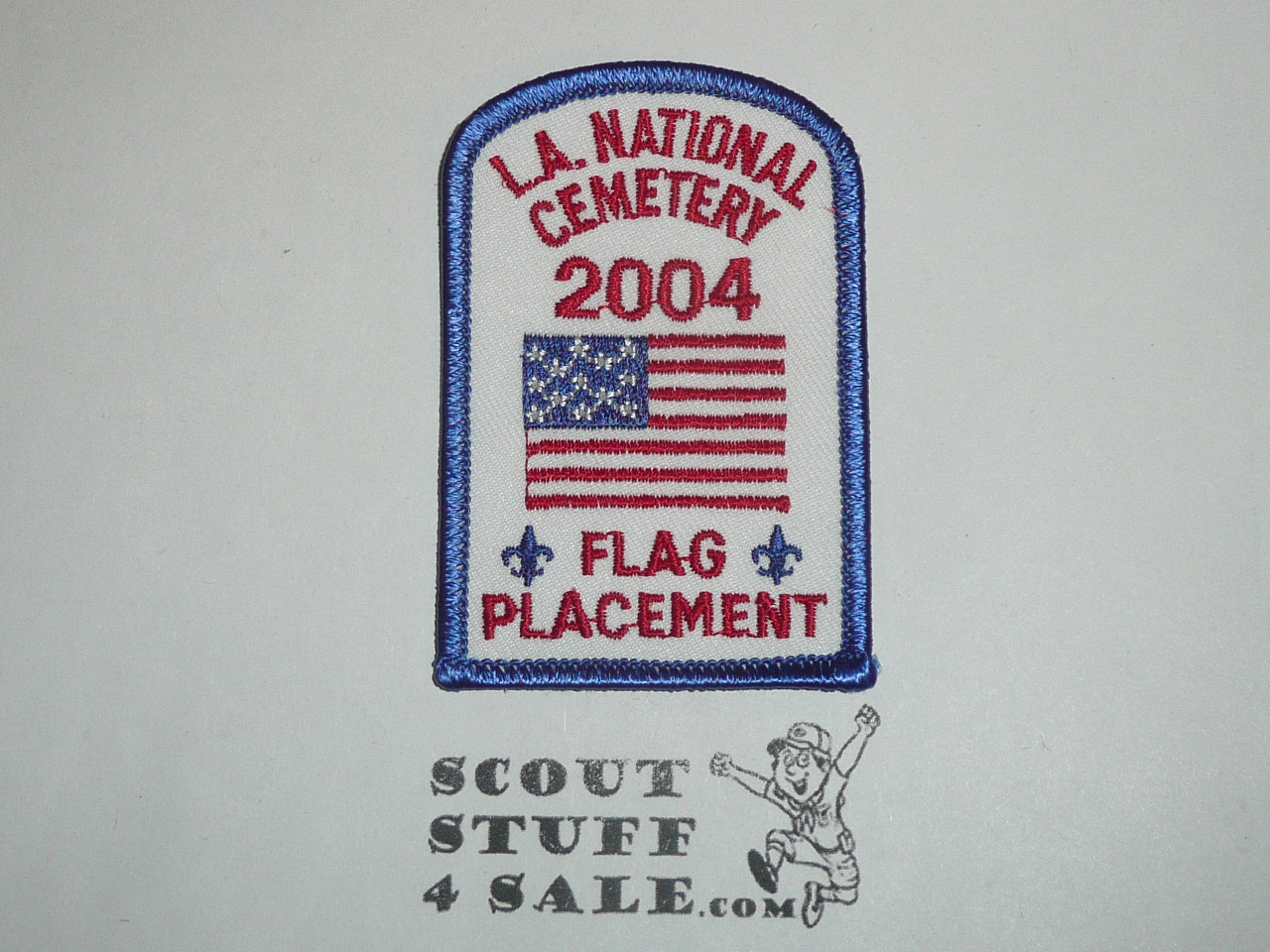 Los Angeles National Cemetery Flag Placement Patch, Los Angeles Area and Western Los Angeles County Councils, 2004