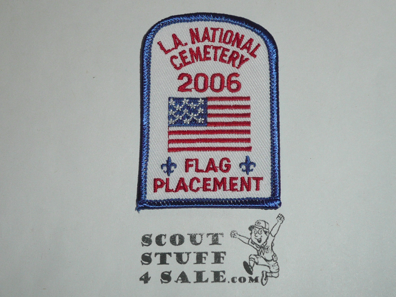 Los Angeles National Cemetery Flag Placement Patch, Los Angeles Area and Western Los Angeles County Councils, 2006
