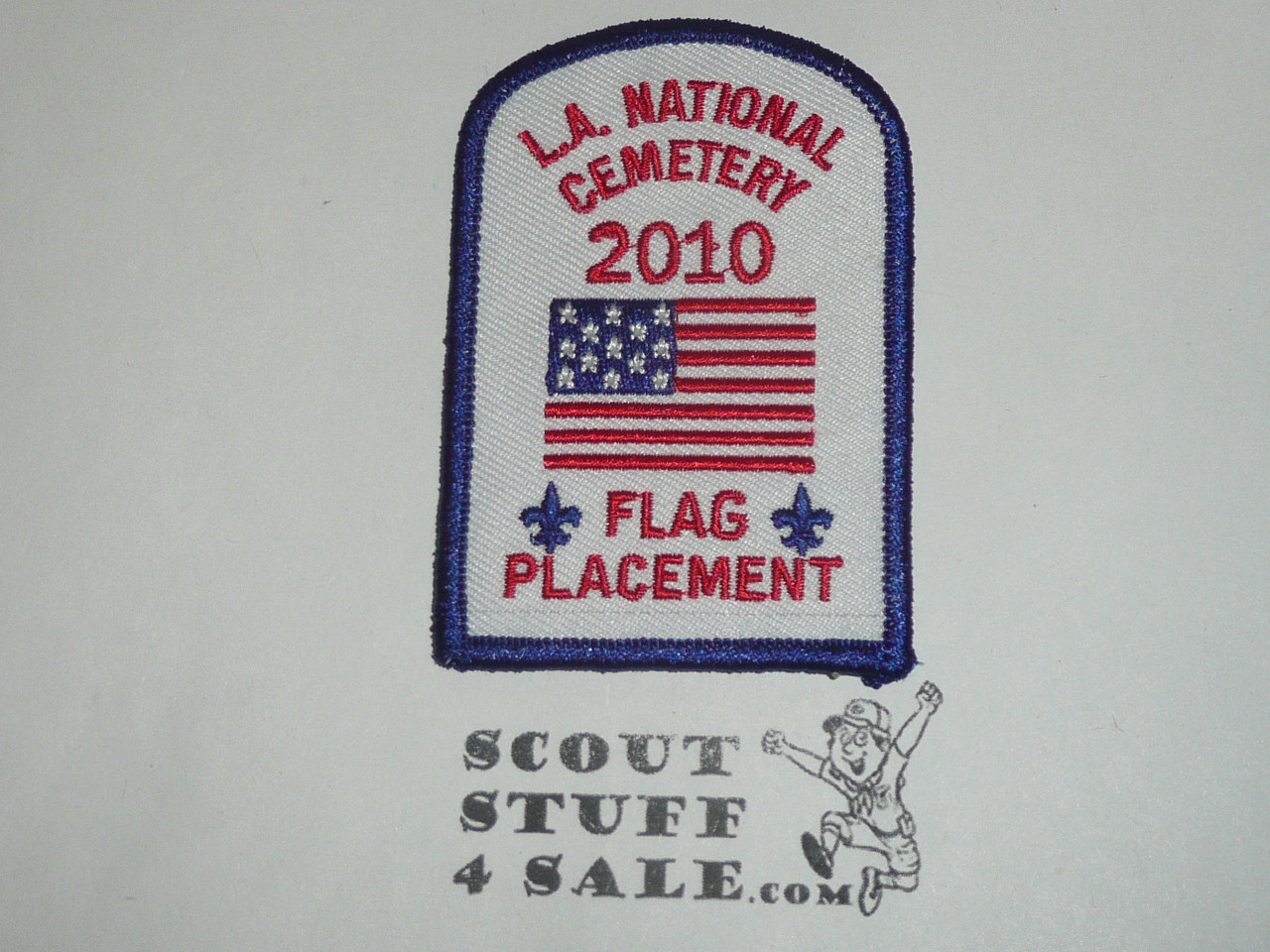 Los Angeles National Cemetery Flag Placement Patch, Los Angeles Area and Western Los Angeles County Councils, 2010