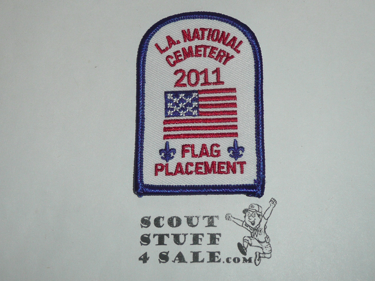 Los Angeles National Cemetery Flag Placement Patch, Los Angeles Area and Western Los Angeles County Councils, 2011