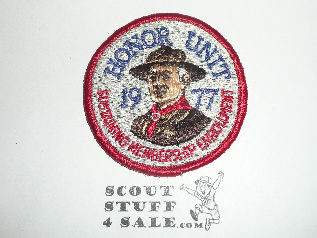 Honor Unit Sustaining Membership Drive Patch, Generic BSA issue, 1977