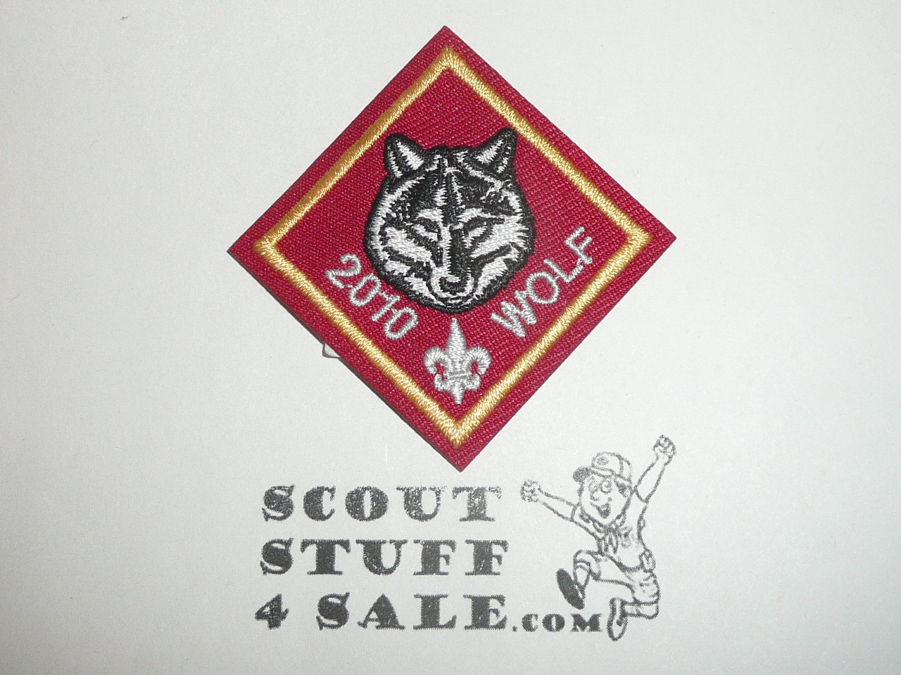 Wolf Cub Scout Rank, twill, Special 2010