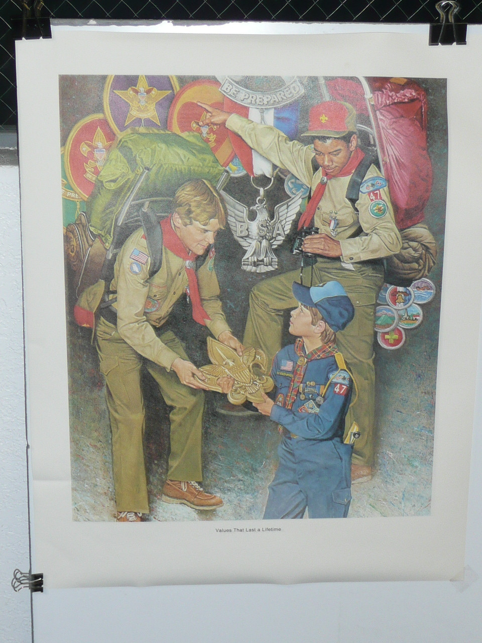 Values That Last A Lifetime by Joseph Csatari Poster, 16" x 21", #P79