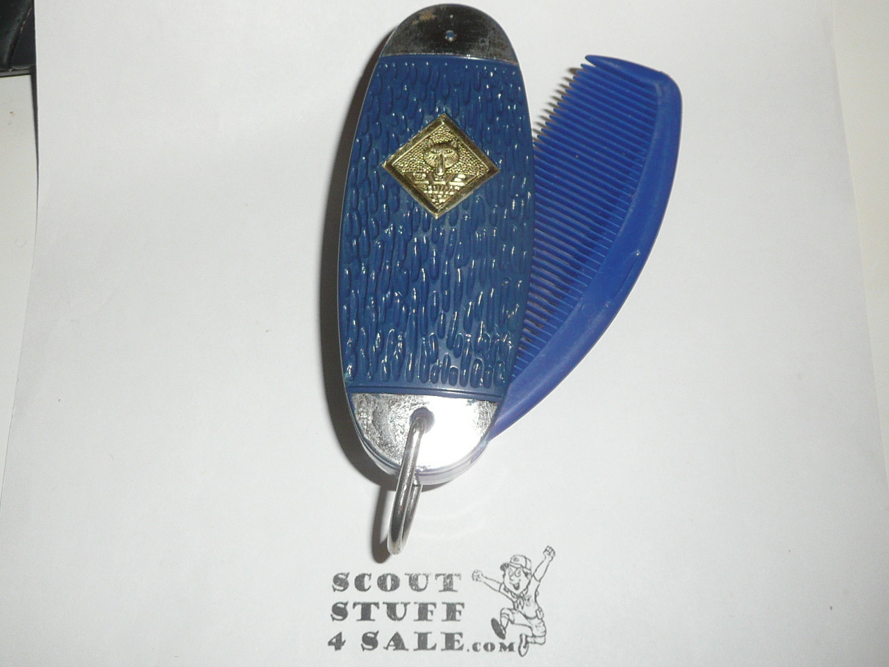 1970's Cub Scout Hair Brush & Comb Set