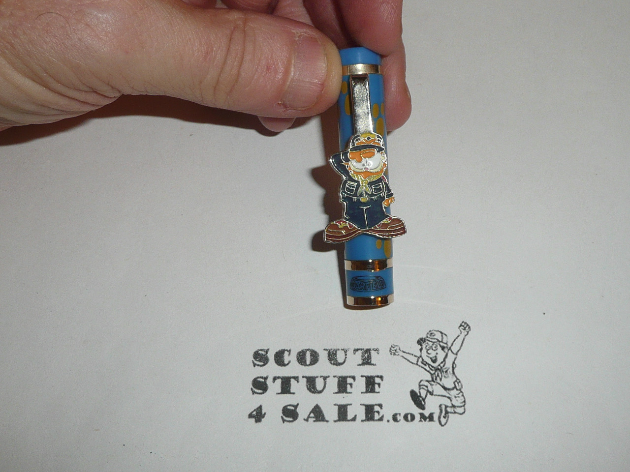 1980's Cub Scout Garfield Pen Top