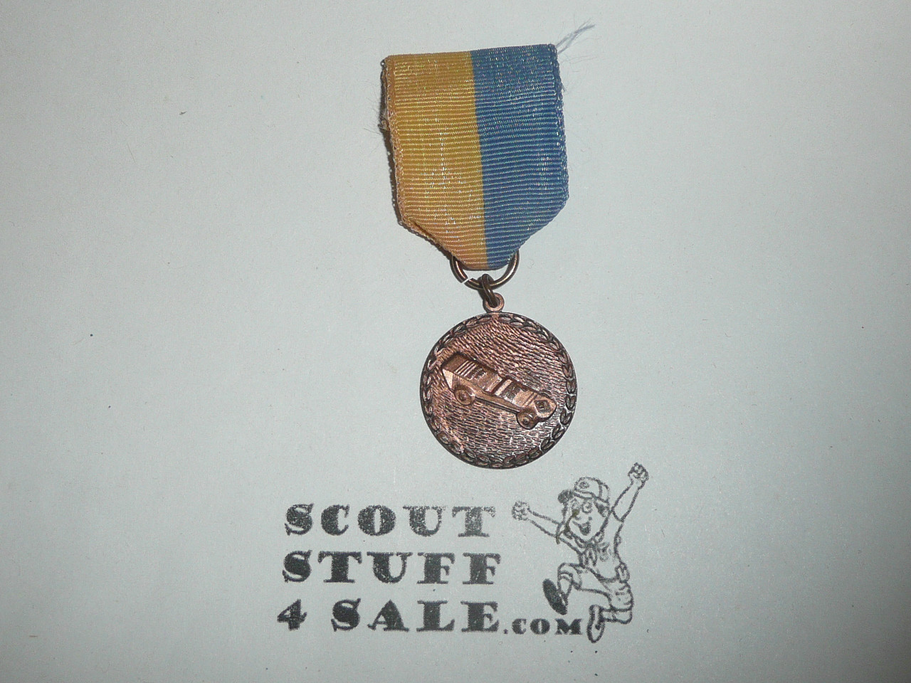 Pinewood Derby Cub Scout Medal, Copper Color