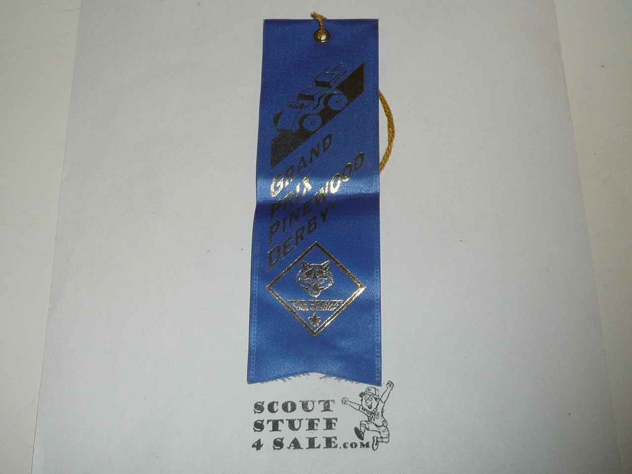 Cub Scout Pinewood Derby Ribbon