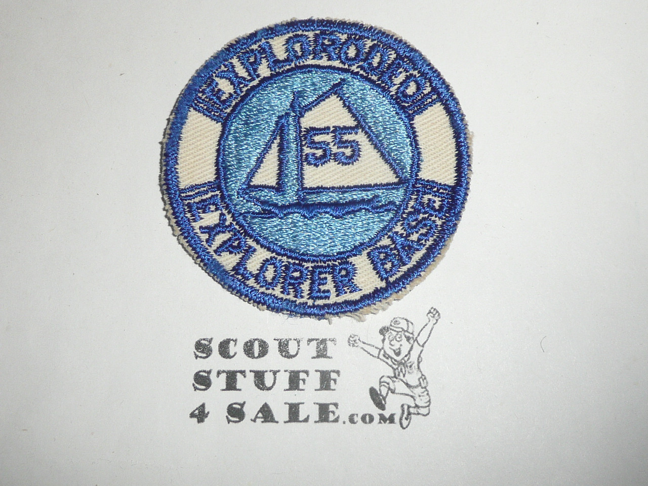 1955 Los Angeles Area Council Explorodeo Patch, LAAC Explorer Base