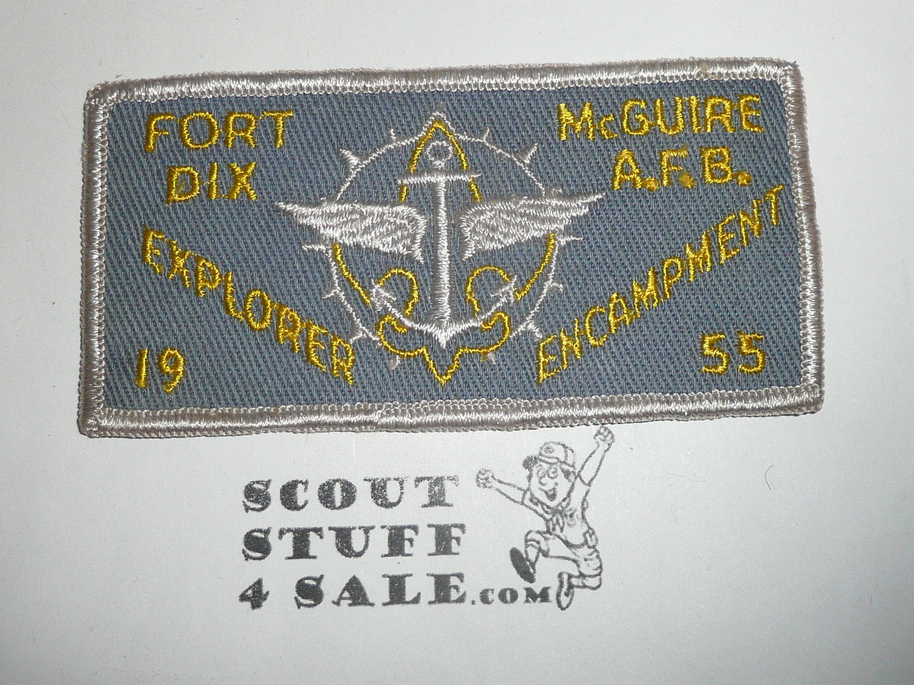 1955 Air Explorer Encampment Patch, Fort Dix and McGuire Air Force Base