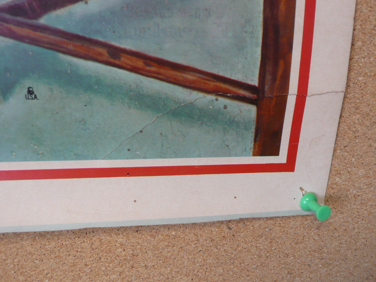 Can't Wait by Norman Rockwell Poster, 10" x 28", #P108, repaired tear at bottom right