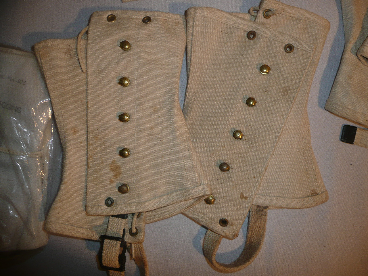 Official Boy Scout Leggings, Large, White, used