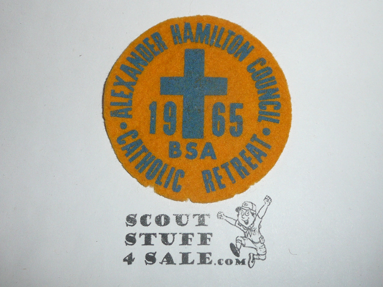 1965 Alexander Hamilton Council Catholic Retreat Felt Patch