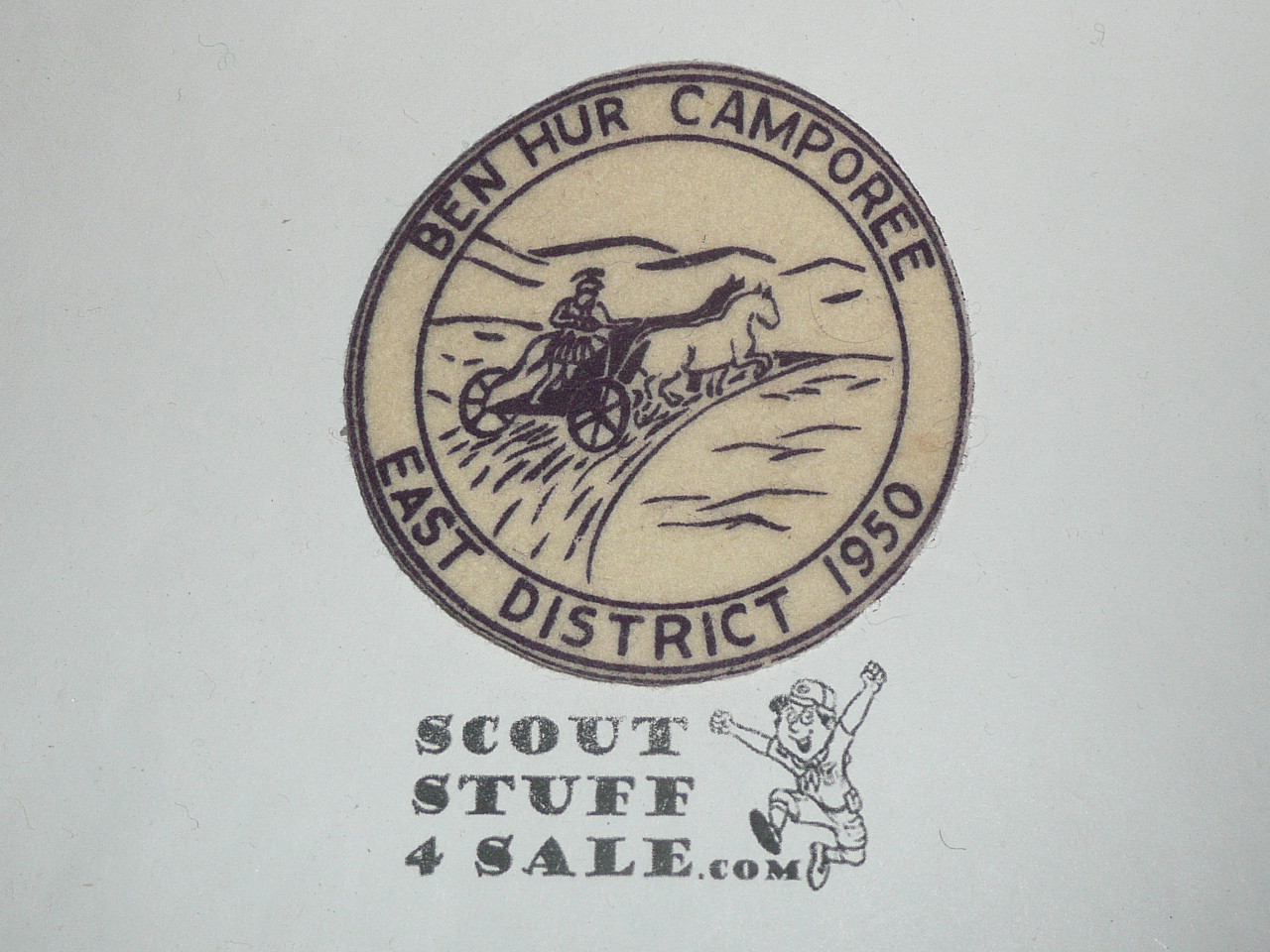 1950 East District Ben Hur Camporee Felt Patch