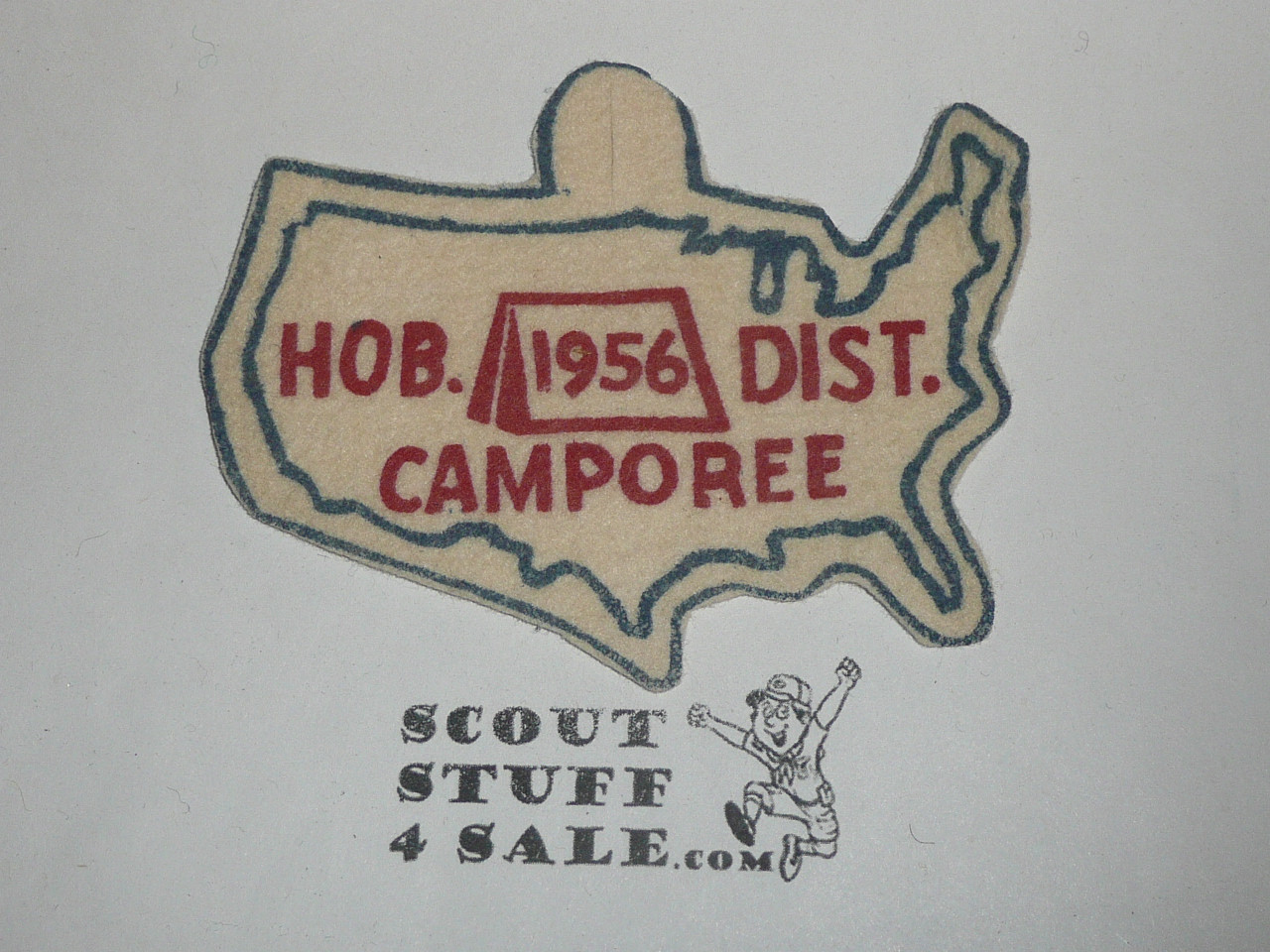 1956 HOB District Camporee Felt Patch