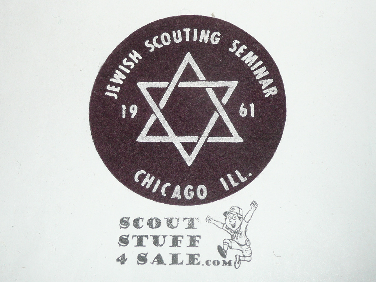 1961 Jewish Scouting Seminar Chicago Felt Patch