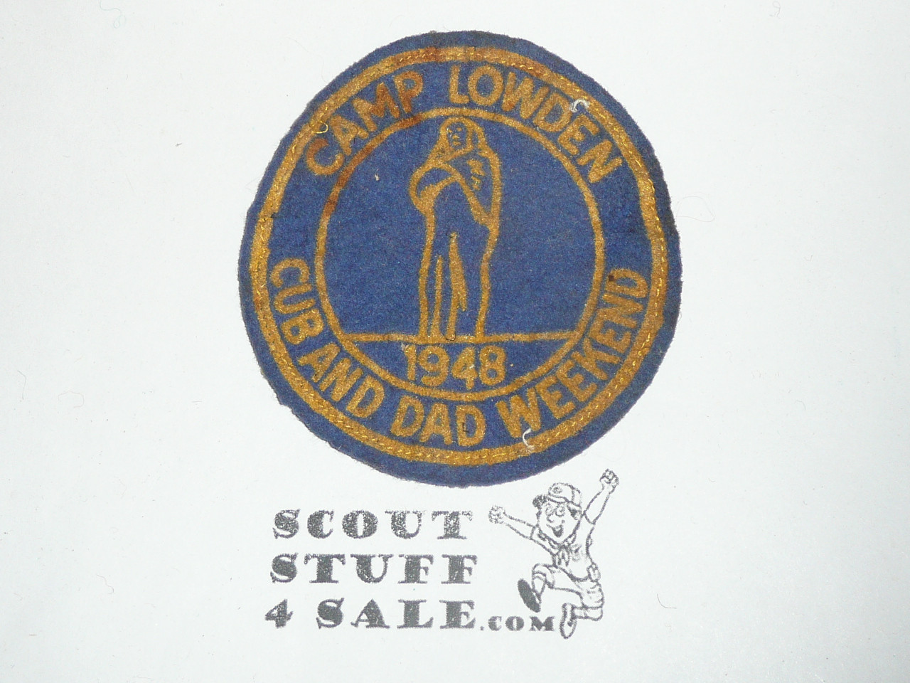 1948 Camp Loden Cub and Dad Weekend Felt Patch