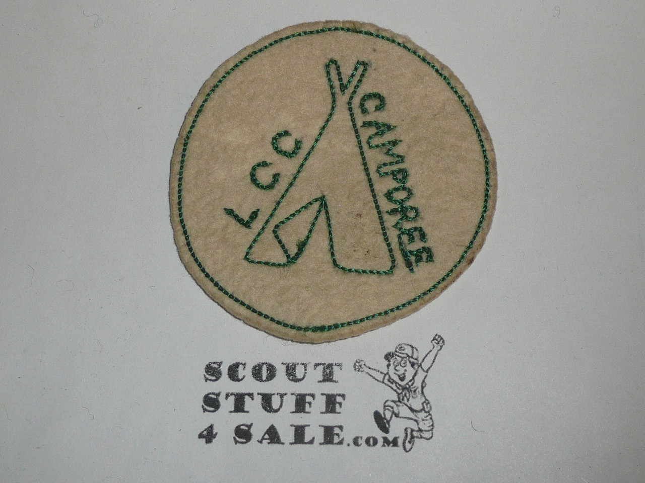 Early Lewis & Clark Council Camporee Felt Patch