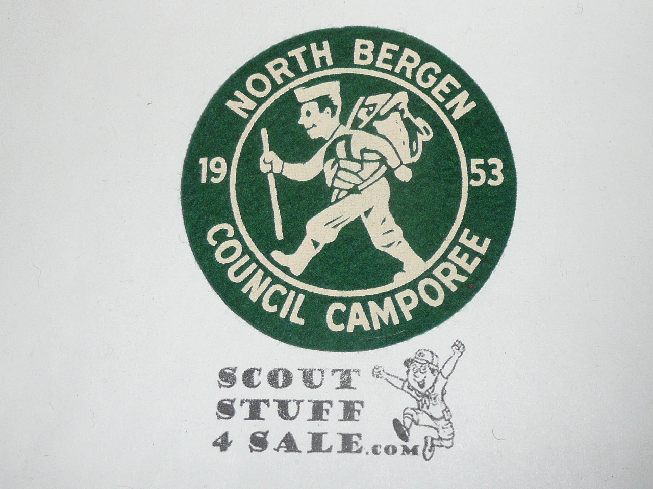 1953 North Bergen Council Camporee Felt Patch
