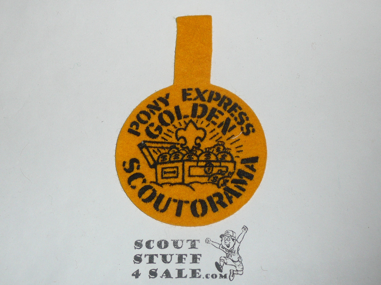 1960 Pony Express Council Scout-O-Rama Felt Patch