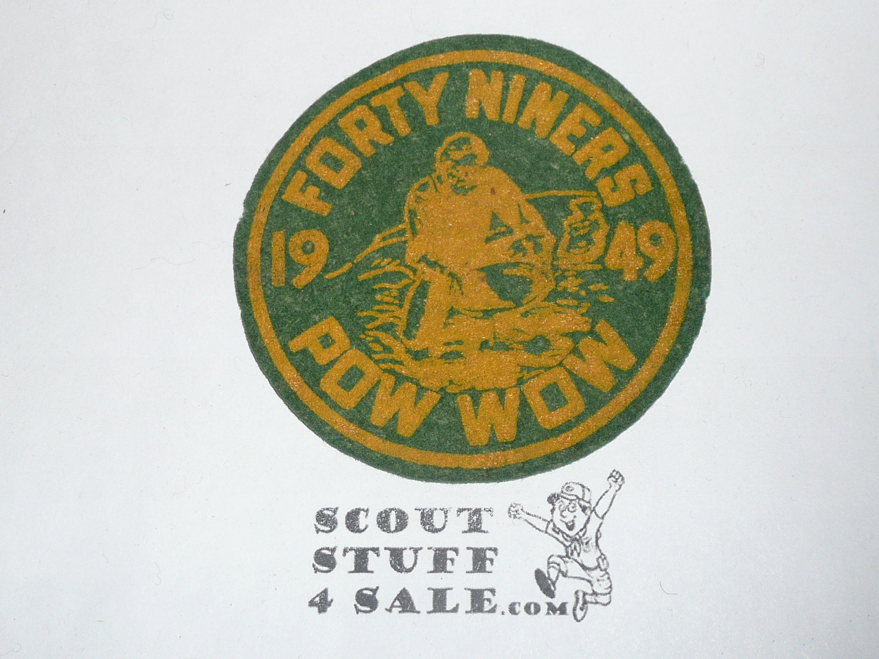 1949 Racine County Council '49ers Pow Wow Felt Patch