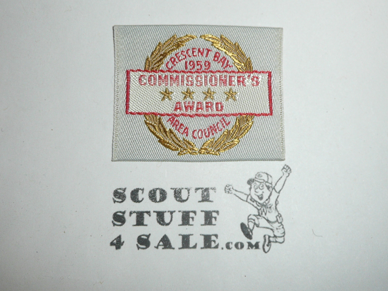Crescent Bay Area Council, 1959 Commisioners Award Patch