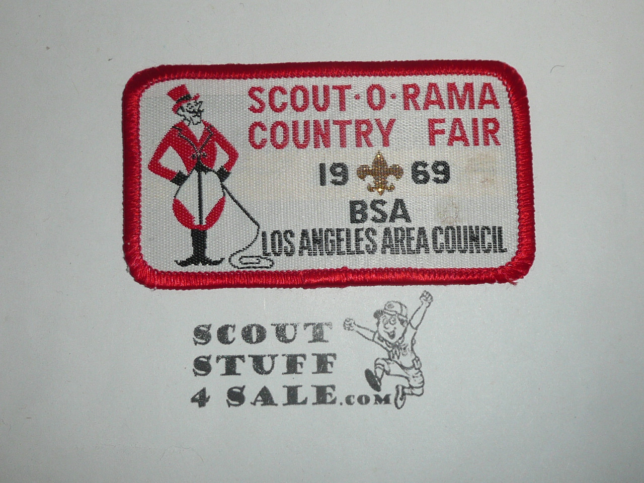 1969 Los Angeles Area Council Scout-O-Rama Woven Patch