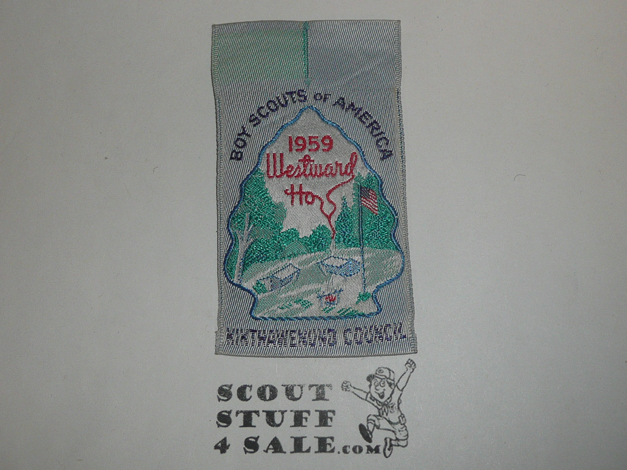 1959 Kikthawenund Council Westward Ho Woven Patch