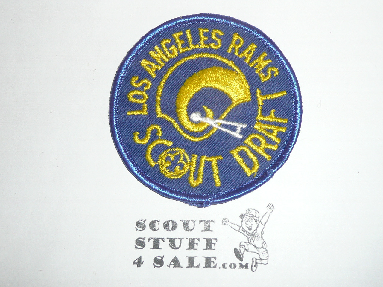 Los Angeles Area Council, Los Angeles Rams Scout Draft Patch, 1960's