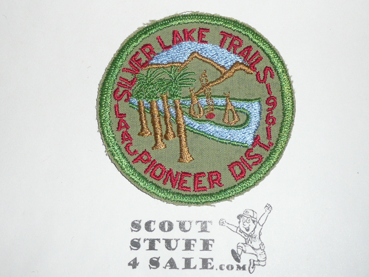 Los Angeles Area Council, Pioneer District Silver Lake Trails Patch, 1961