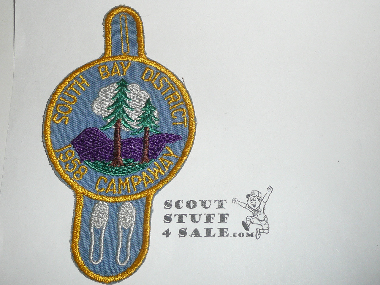 Los Angeles Area Council, South Bay District Campaway Patch, 1958