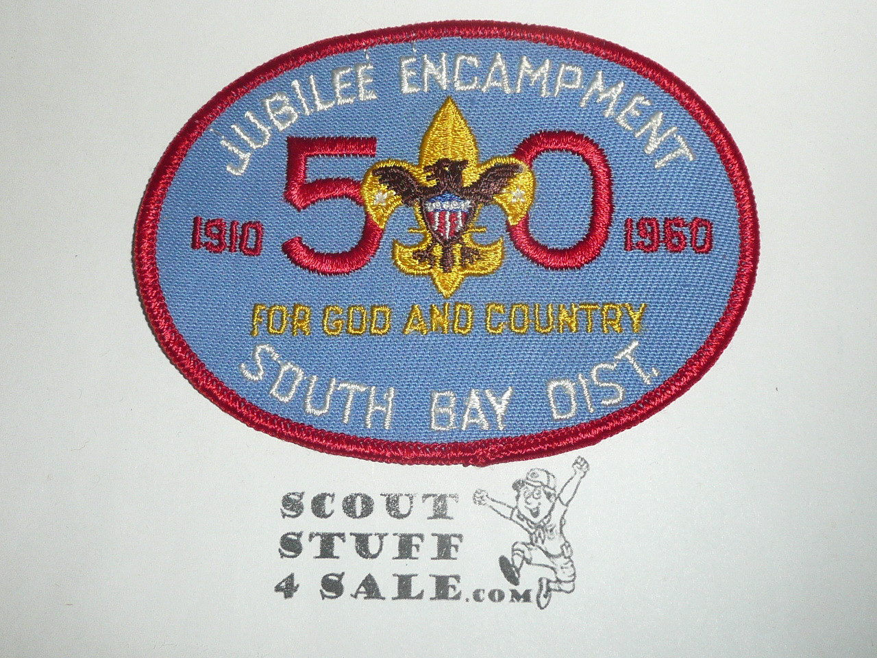 Los Angeles Area Council, South Bay District Jubilee Encampment Patch, 1960