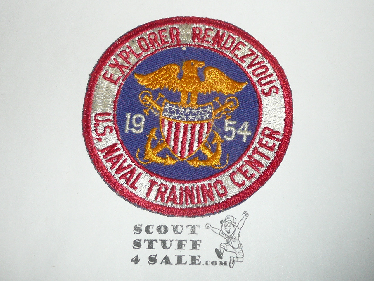 1954 Explorer Rendezvous Patch, US Naval Training Center