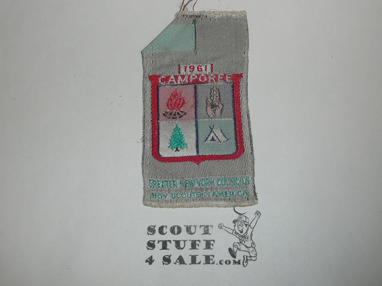 1961 Greater New York Councils Camporee Woven Patch