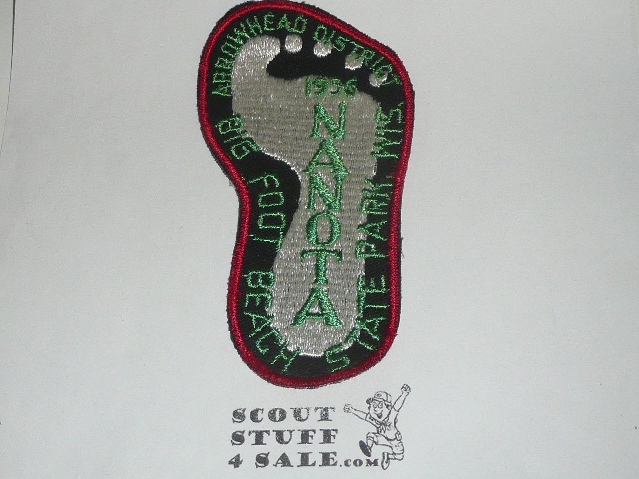 Arrowhead District WIS, Nantona Big Foor Beach State Park Patch, 1956