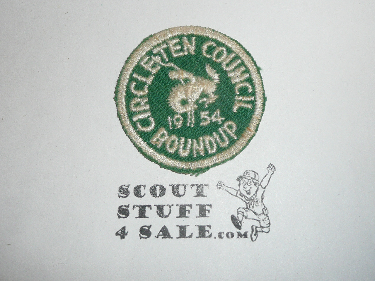 Circle Ten Council Round-up Patch, 1954