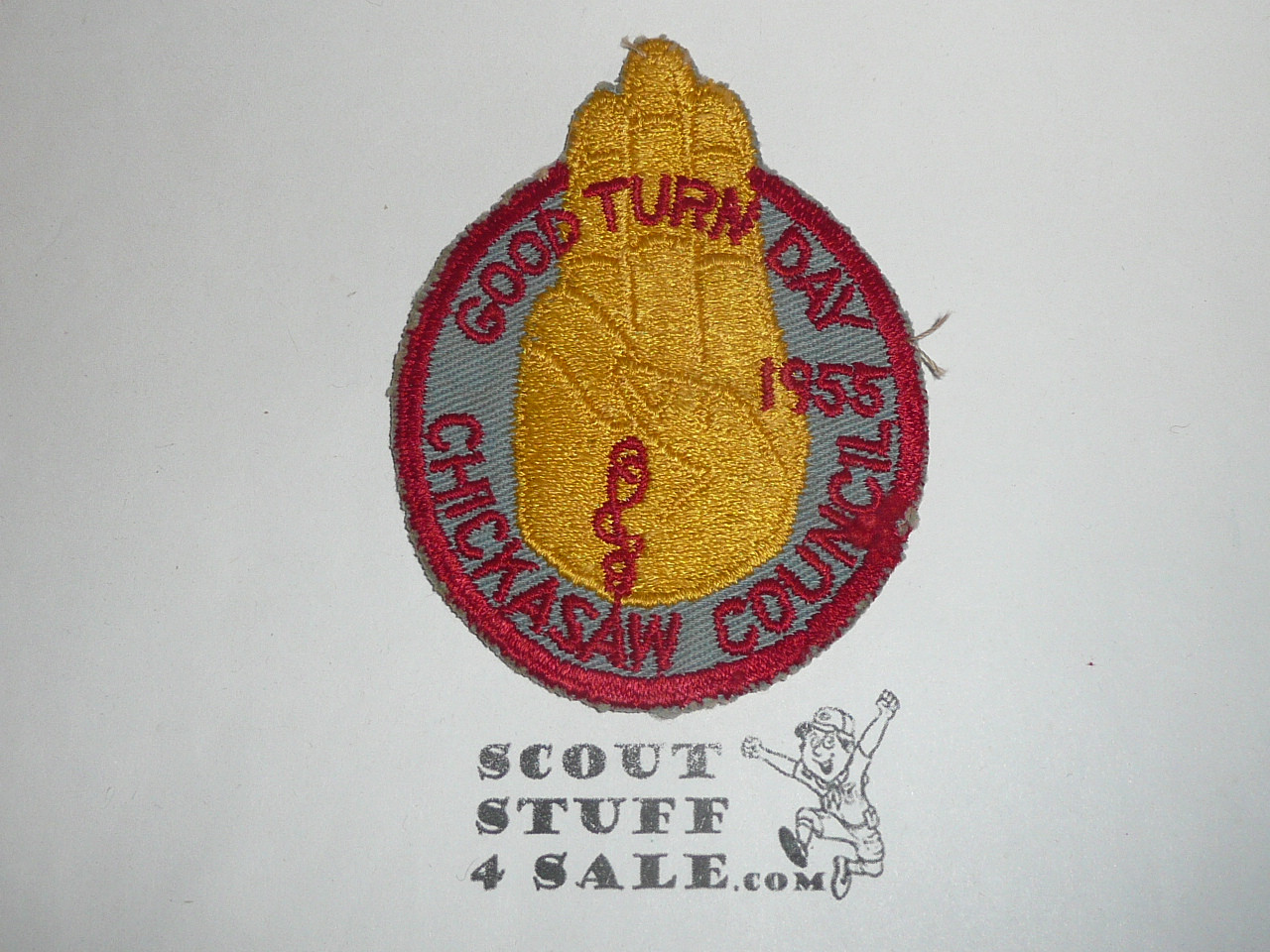 Chickasaw Council Good Turn Day Patch, 1955