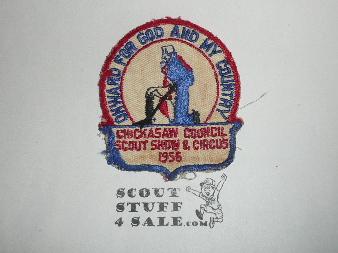 Chickasaw Council Scout Show and Circus Patch, 1956, used