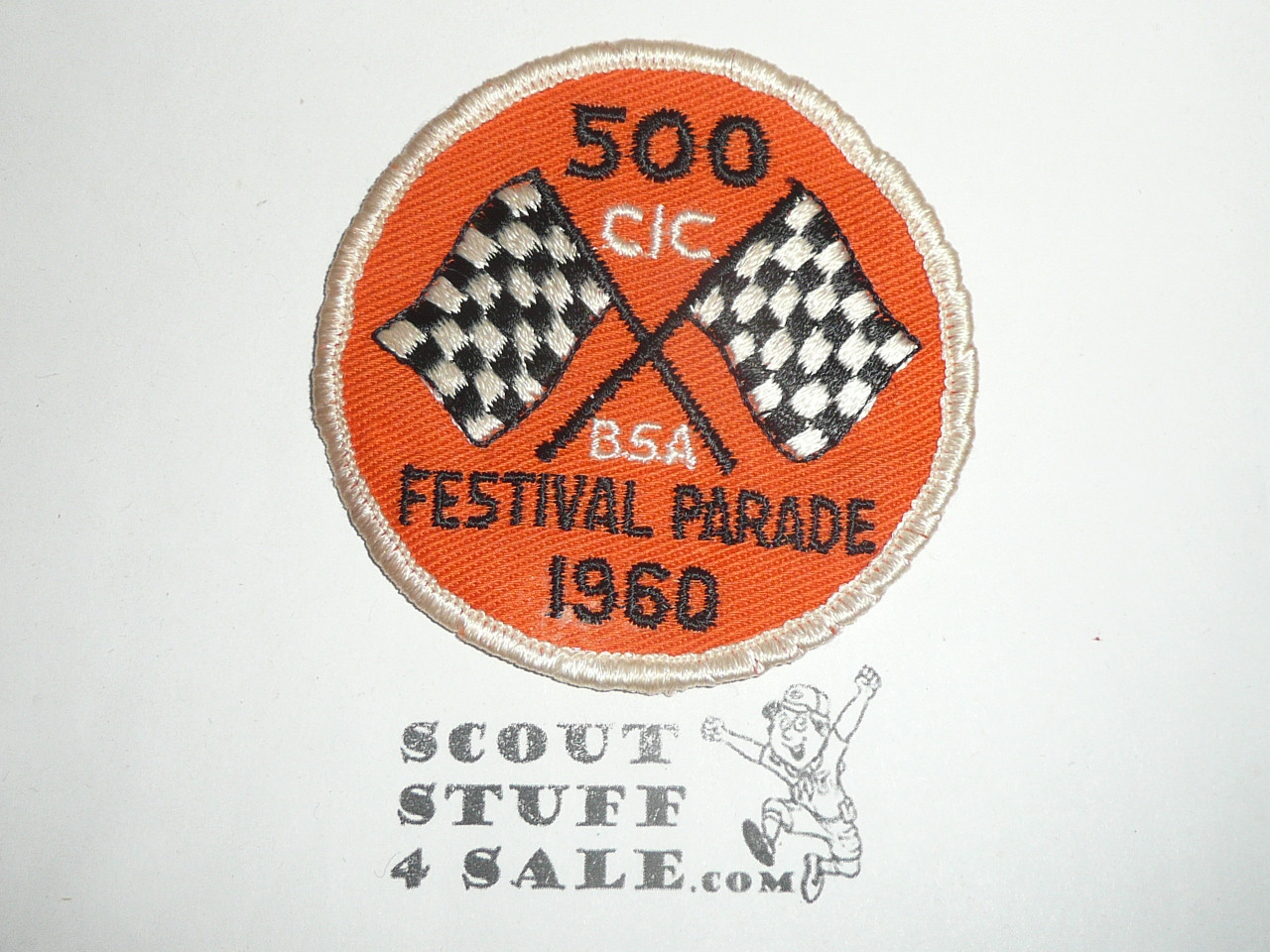 Central Indiana Council Indianapolis 500 Festival Parade Patch, 1960, sewn